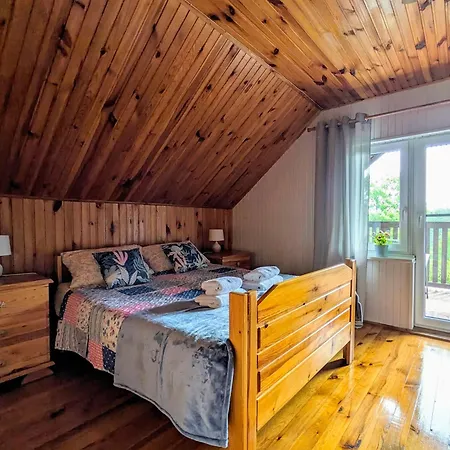Tatil Evi Rozany Ogrod - Dom Pod Lasem, Z Widokiem Na Jezioro I Kominkiem, Rowery, Lodka, Rowerek Wodny Przezmark