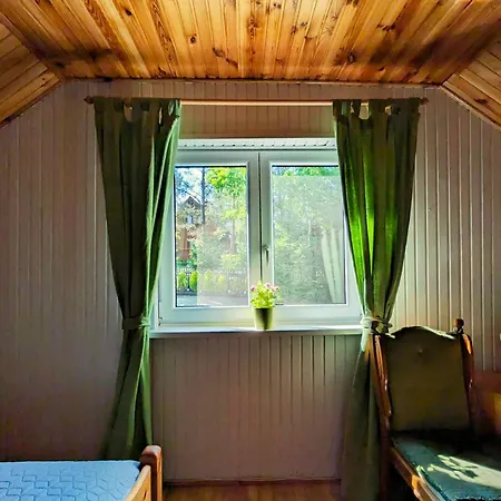 Prázdninový dům Rozany Ogrod - Dom Pod Lasem, Z Widokiem Na Jezioro I Kominkiem, Rowery, Lodka, Rowerek Wodny