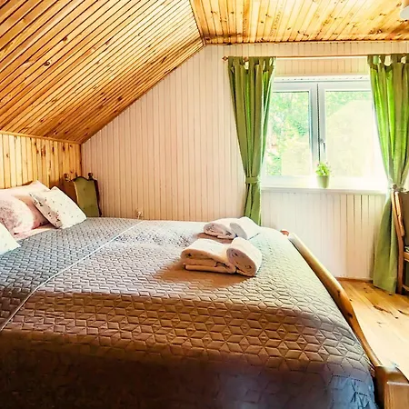 Prázdninový dům Rozany Ogrod - Dom Pod Lasem, Z Widokiem Na Jezioro I Kominkiem, Rowery, Lodka, Rowerek Wodny *