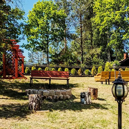 Rozany Ogrod - Dom Pod Lasem, Z Widokiem Na Jezioro I Kominkiem, Rowery, Lodka, Rowerek Wodny * Przezmark