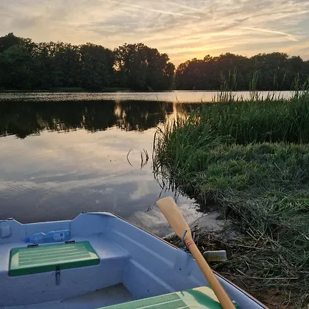Rozany Ogrod - Dom Pod Lasem, Z Widokiem Na Jezioro I Kominkiem, Rowery, Lodka, Rowerek Wodny Tatil Evi *