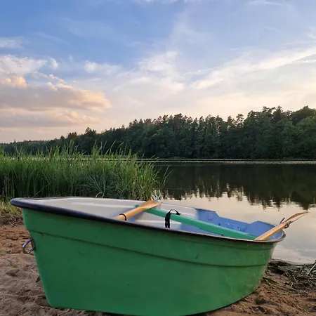 Rozany Ogrod - Dom Pod Lasem, Z Widokiem Na Jezioro I Kominkiem, Rowery, Lodka, Rowerek Wodny Tatil Evi *