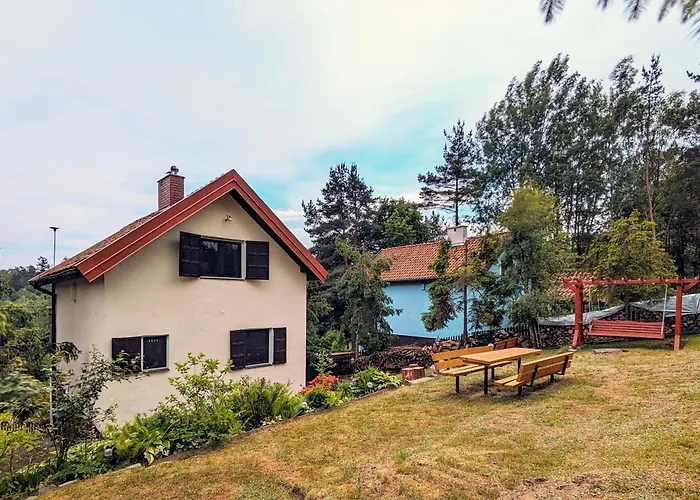 Rozany Ogrod - Dom Pod Lasem, Z Widokiem Na Jezioro I Kominkiem, Rowery, Lodka, Rowerek Wodny