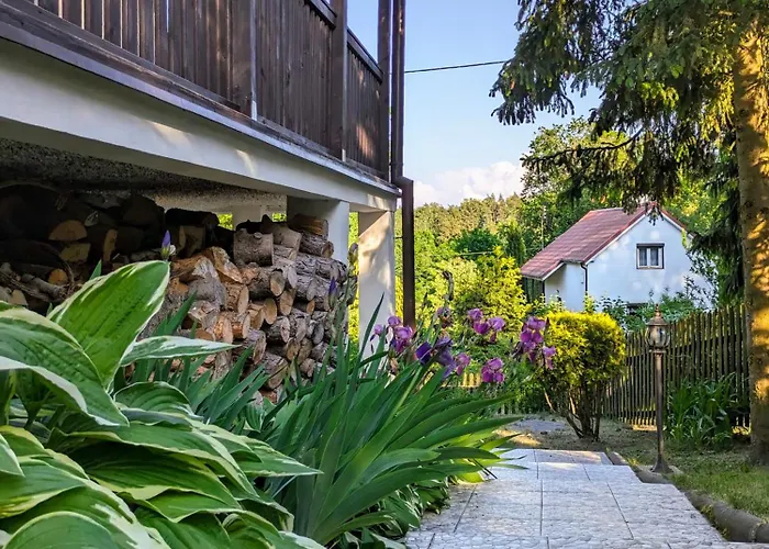 Prázdninový dům Rozany Ogrod - Dom Pod Lasem, Z Widokiem Na Jezioro I Kominkiem, Rowery, Lodka, Rowerek Wodny *