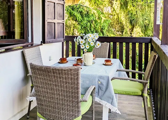 Prázdninový dům Rozany Ogrod - Dom Pod Lasem, Z Widokiem Na Jezioro I Kominkiem, Rowery, Lodka, Rowerek Wodny