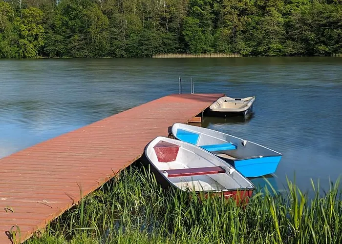 Rozany Ogrod - Dom Pod Lasem, Z Widokiem Na Jezioro I Kominkiem, Rowery, Lodka, Rowerek Wodny *