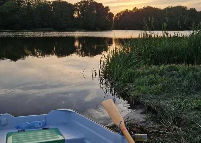 Rozany Ogrod - Dom Pod Lasem, Z Widokiem Na Jezioro I Kominkiem, Rowery, Lodka, Rowerek Wodny Prázdninový dům *