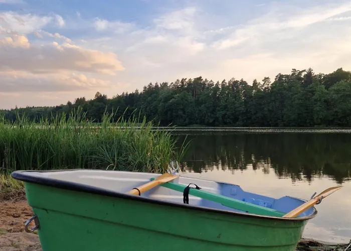 Rozany Ogrod - Dom Pod Lasem, Z Widokiem Na Jezioro I Kominkiem, Rowery, Lodka, Rowerek Wodny Prázdninový dům *